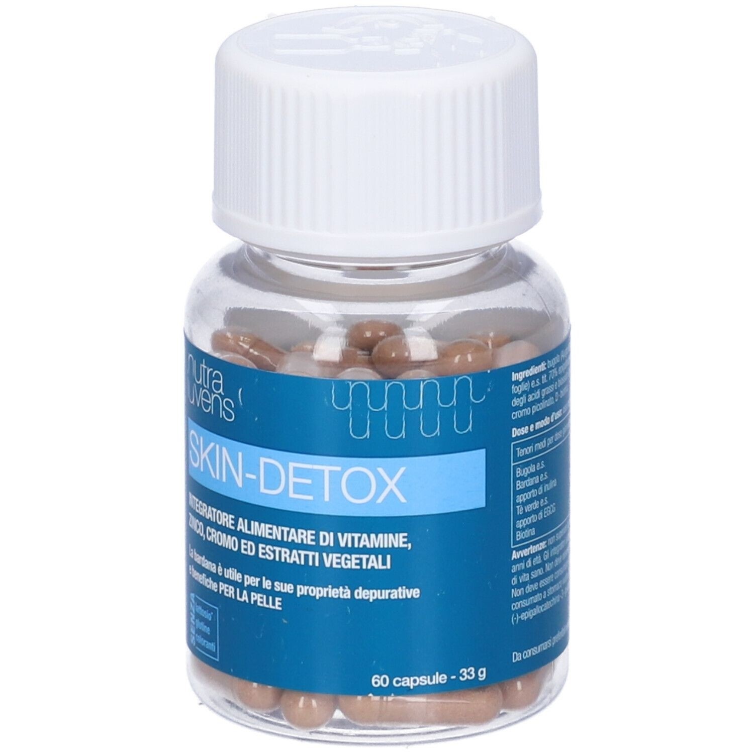 Miamo Nutraiuvens Skin Detox Integratore Alimentare, 60 Capsule