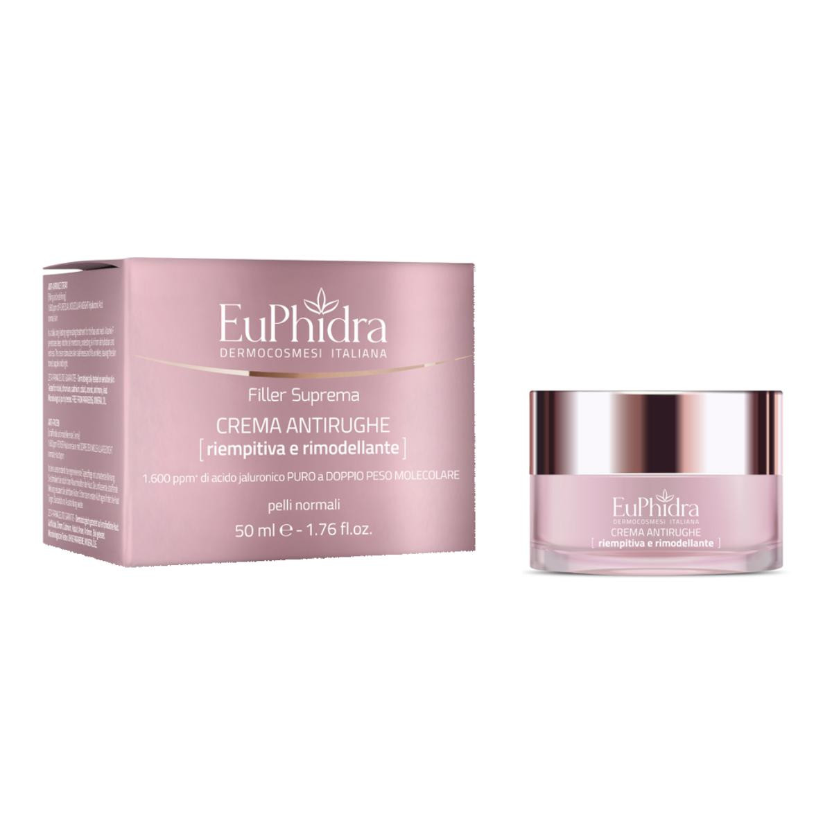 Euphidra Filler Suprema - Crema Antirughe Riempitiva Rimodellante, 50 ml